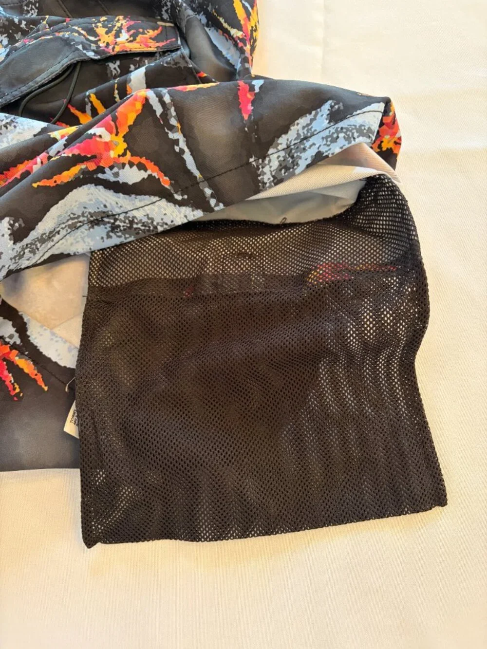 Tommy Bahama Size 44 Black Tropical Swim Trunks